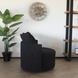 Lizzely Garden & Living Fauteuil loveseat teddy zwart draaibare fauteuil Lizzely Garden & Living Fauteuil loveseat teddy zwart draaibare fauteuil