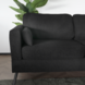 Lizzely Garden & Living Hoekbank design Lizza 270cm bank zwart teddy loungebank zowel links als rechts bankstel Lizzely Garden & Living Hoekbank design Lizza 270cm bank zwart teddy loungebank zowel links als rechts bankstel