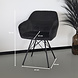 Lizzely Garden & Living Eetkamerstoel met armleuning Lola zwart velvet eetstoel Lizzely Garden & Living Eetkamerstoel met armleuning Lola zwart velvet eetstoel