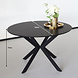Lizzely Garden & Living Tweedekans model: Eettafel rond Ronsi zwart 120cm ronde eettafel Lizzely Garden & Living Tweedekans model: Eettafel rond Ronsi zwart 120cm ronde eettafel