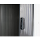 Lizzely Garden & Living Tweedekans model: Metalen tuinhuisje (4,3 m3) antraciet klein berging schuur HxBxD: 182x194x121cm Lizzely Garden & Living Tweedekans model: Metalen tuinhuisje (4,3 m3) antraciet klein berging schuur HxBxD: 182x194x121cm