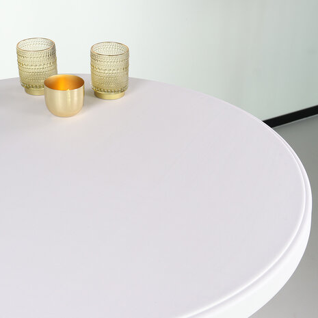 Lizzely Garden & Living Tweedekans model: Statafel 80cm wit breed blad Lizzely Garden & Living Tweedekans model: Statafel 80cm wit breed blad