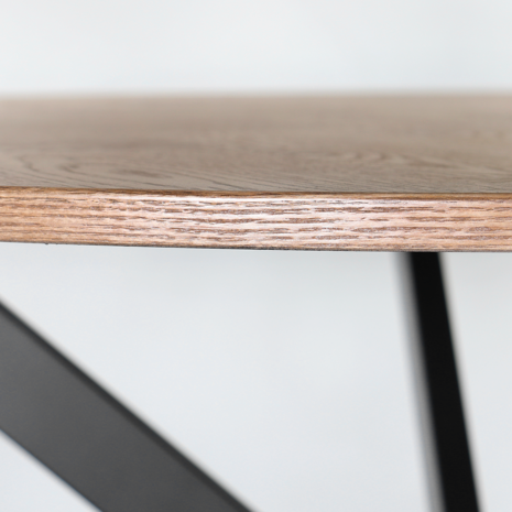 Lizzely Garden & Living Eettafel rond visgraat Ozzy bruin 120cm ronde tafel Lizzely Garden & Living Eettafel rond visgraat Ozzy bruin 120cm ronde tafel