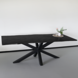 Lizzely Garden & Living Eettafel langwerpig visgraat 220cm Otis zwart langwerpige tafel Lizzely Garden & Living Eettafel langwerpig visgraat 220cm Otis zwart langwerpige tafel