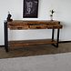Lizzely Garden & Living Bijzettafel 150cm mangohout Vera bruin Lizzely Garden & Living Bijzettafel 150cm mangohout Vera bruin