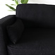 Lizzely Garden & Living Hoekbank design Darsiono 280cm bank zwart teddy loungebank zowel links als rechts bankstel Lizzely Garden & Living Hoekbank design Darsiono 280cm bank zwart teddy loungebank zowel links als rechts bankstel