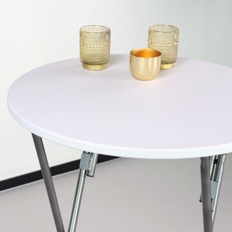 Lizzely Garden & Living Tweedekans model: Statafel 60cm wit breed blad Lizzely Garden & Living Tweedekans model: Statafel 60cm wit breed blad