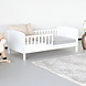 Lizzely Garden & Living Tweedekans model: Peuterbed wit hout 140x70cm Milene inclusief lattenbodem kinderbed