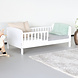 Lizzely Garden & Living Tweedekans model: Peuterbed wit hout 140x70cm Milene inclusief lattenbodem kinderbed