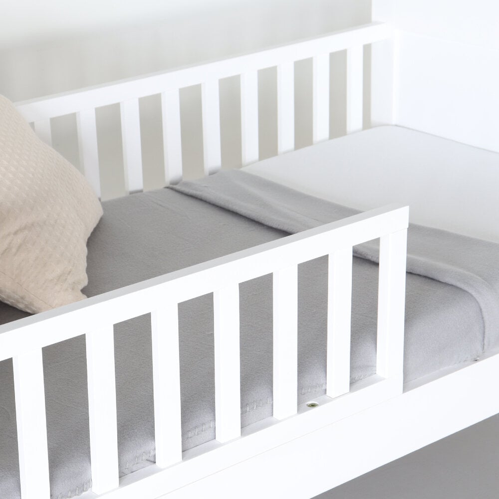 Tweedekans model: Peuterbed wit hout 140x70cm Milene inclusief lattenbodem kinderbed