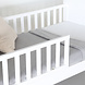 Lizzely Garden & Living Tweedekans model: Peuterbed wit hout 140x70cm Milene inclusief lattenbodem kinderbed