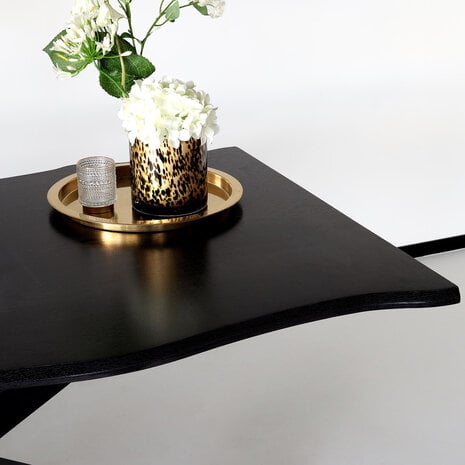 Lizzely Garden & Living Tweedekans model: Eettafel langwerpig 160cm Jeffo zwart langwerpige tafel Lizzely Garden & Living Tweedekans model: Eettafel langwerpig 160cm Jeffo zwart langwerpige tafel