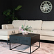Lizzely Garden & Living Hoekbank design Lizza 270cm bank beige ribstof loungebank zowel links als rechts bankstel Lizzely Garden & Living Hoekbank design Lizza 270cm bank beige ribstof loungebank zowel links als rechts bankstel