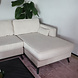 Lizzely Garden & Living Hoekbank design Lizza 270cm bank beige ribstof loungebank zowel links als rechts bankstel Lizzely Garden & Living Hoekbank design Lizza 270cm bank beige ribstof loungebank zowel links als rechts bankstel
