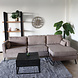 Lizzely Garden & Living Hoekbank design Lizza 270cm bank taupe ribstof loungebank zowel links als rechts bankstel Lizzely Garden & Living Hoekbank design Lizza 270cm bank taupe ribstof loungebank zowel links als rechts bankstel