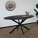 Lizzely Garden & Living Tweedekans model: Eettafel ovaal 160cm Rato zwart ovale tafel Lizzely Garden & Living Tweedekans model: Eettafel ovaal 160cm Rato zwart ovale tafel