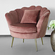 Tweedekans model: Fauteuil zitbank 1 persoons belle oud roze bankje Tweedekans model: Fauteuil zitbank 1 persoons belle oud roze bankje