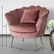 Tweedekans model: Fauteuil zitbank 1 persoons belle oud roze bankje Tweedekans model: Fauteuil zitbank 1 persoons belle oud roze bankje