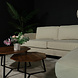 Lizzely Garden & Living Hoekbank design Puckerto 290cm bank beige ribstof hoek loungebank rechts bankstel Lizzely Garden & Living Hoekbank design Puckerto 290cm bank beige ribstof hoek loungebank rechts bankstel