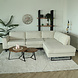 Lizzely Garden & Living Hoekbank design Puckerto 290cm bank beige ribstof hoek loungebank rechts bankstel Lizzely Garden & Living Hoekbank design Puckerto 290cm bank beige ribstof hoek loungebank rechts bankstel