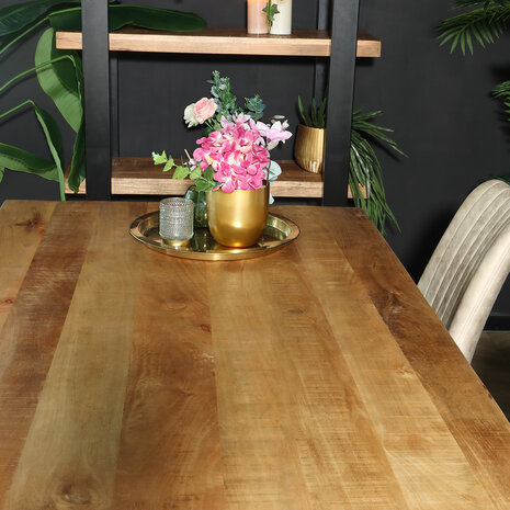 Lizzely Garden & Living Eettafel rechthoekig mangohout Xavier lichtbruin 180cm duurzaam tafel met X-poot mango eetkamertafel rechthoek hout Lizzely Garden & Living Eettafel rechthoekig mangohout Xavier lichtbruin 180cm duurzaam tafel met X-poot mango eetkamertafel rechthoek hout
