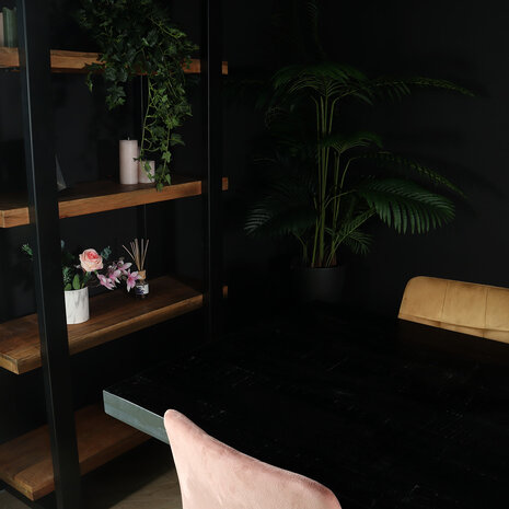 Lizzely Garden & Living Eettafel langwerpig mangohout 180cm zwart John langwerpige tafel duurzaam mango eetkamertafel Lizzely Garden & Living Eettafel langwerpig mangohout 180cm zwart John langwerpige tafel duurzaam mango eetkamertafel