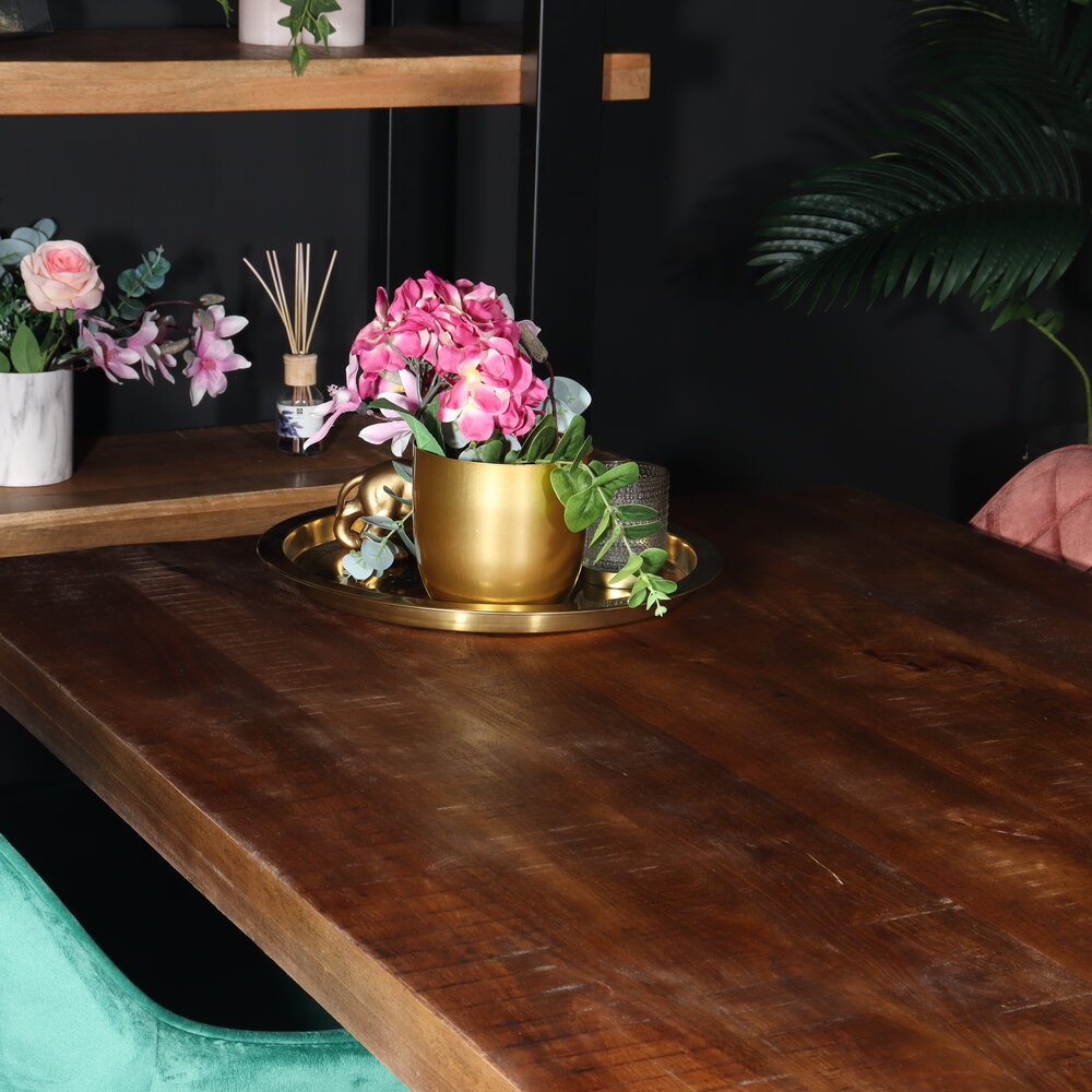 Eettafel langwerpig mangohout 180cm John langwerpige tafel duurzaam mango eetkamertafel Eettafel langwerpig mangohout 180cm John langwerpige tafel duurzaam mango eetkamertafel