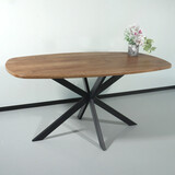 Lizzely Garden & Living Eettafel Deens ovaal 160cm bruin Hero ovale eettafel Lizzely Garden & Living Eettafel Deens ovaal 160cm bruin Hero ovale eettafel