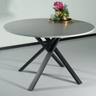 Eettafel rond Ronsi grijs 120cm ronde tafel Eettafel rond Ronsi grijs 120cm ronde tafel
