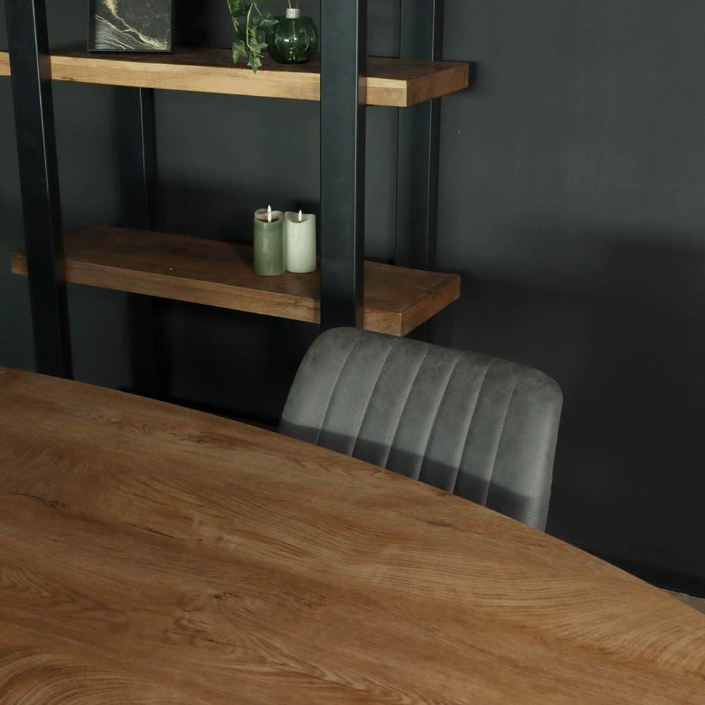 Eettafel ovaal 240cm Rato bruin ovale tafel Eettafel ovaal 240cm Rato bruin ovale tafel