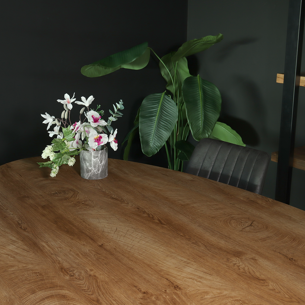 Eettafel ovaal 240cm Rato bruin ovale tafel Eettafel ovaal 240cm Rato bruin ovale tafel