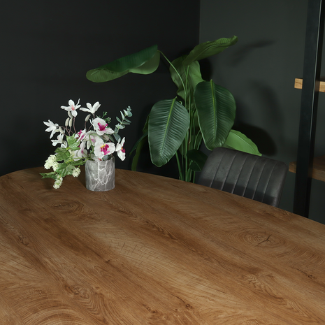 Lizzely Garden & Living Eettafel ovaal 240cm Rato bruin ovale tafel Lizzely Garden & Living Eettafel ovaal 240cm Rato bruin ovale tafel