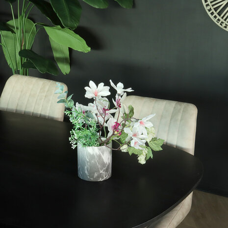 Lizzely Garden & Living Eettafel deens ovaal mangohout 160cm Austin zwart ovale tafel duurzaam mango eetkamertafel Lizzely Garden & Living Eettafel deens ovaal mangohout 160cm Austin zwart ovale tafel duurzaam mango eetkamertafel