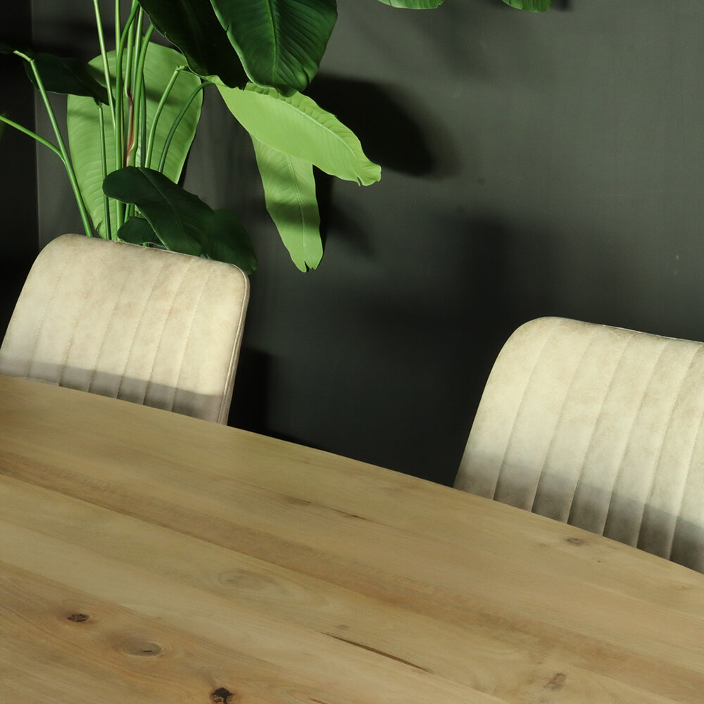 Eettafel deens ovaal mangohout 180cm Austin lichtbruin ovale tafel duurzaam mango eetkamertafel Eettafel deens ovaal mangohout 180cm Austin lichtbruin ovale tafel duurzaam mango eetkamertafel