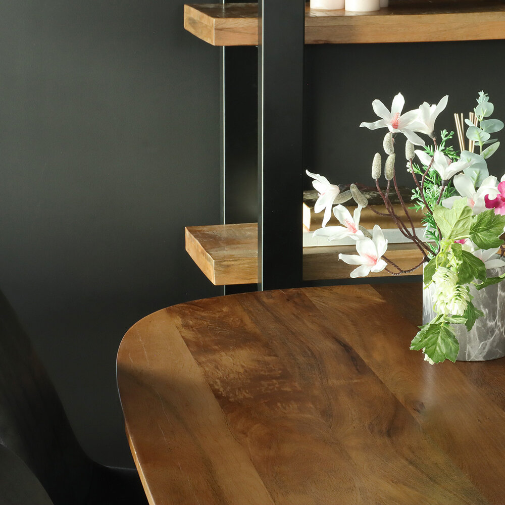 Eettafel deens ovaal mangohout 160cm Austin bruin ovale tafel duurzaam mango eetkamertafel Eettafel deens ovaal mangohout 160cm Austin bruin ovale tafel duurzaam mango eetkamertafel