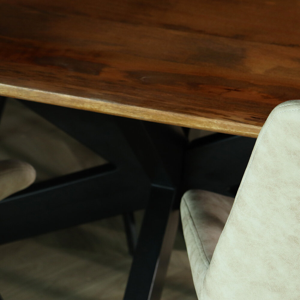 Eettafel deens ovaal mangohout 200cm Austin bruin ovale tafel duurzaam mango eetkamertafel Eettafel deens ovaal mangohout 200cm Austin bruin ovale tafel duurzaam mango eetkamertafel