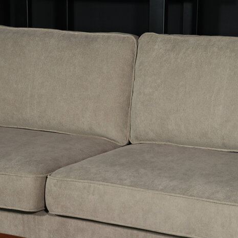 Lizzely Garden & Living Zitbank Zora 2,5-zits taupe ribstof bank stof bankstel Lizzely Garden & Living Zitbank Zora 2,5-zits taupe ribstof bank stof bankstel