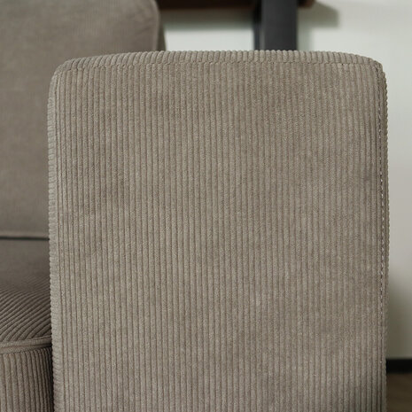 Lizzely Garden & Living Zitbank Zora 2,5-zits taupe ribstof bank stof bankstel Lizzely Garden & Living Zitbank Zora 2,5-zits taupe ribstof bank stof bankstel