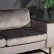 Lizzely Garden & Living Zitbank Zora 2,5-zits antraciet velvet bank stof bankstel Lizzely Garden & Living Zitbank Zora 2,5-zits antraciet velvet bank stof bankstel