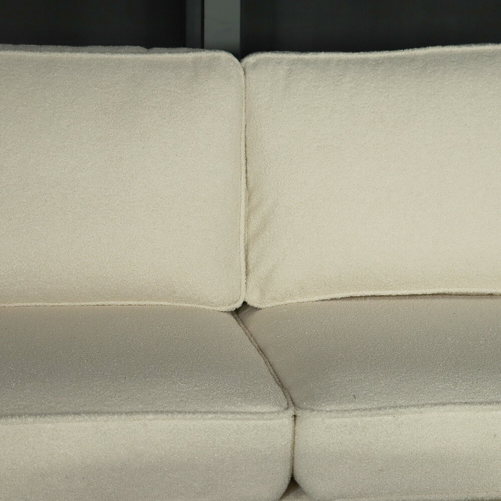 Zitbank Zora 2,5-zits beige teddy bank stof bankstel Zitbank Zora 2,5-zits beige teddy bank stof bankstel