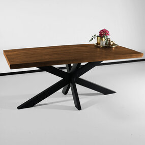 Lizzely Garden & Living Eettafel langwerpig mangohout 180cm John langwerpige tafel duurzaam mango eetkamertafel Lizzely Garden & Living Eettafel langwerpig mangohout 180cm John langwerpige tafel duurzaam mango eetkamertafel