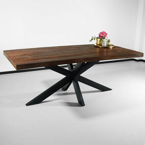 Lizzely Garden & Living Eettafel langwerpig mangohout 200cm John langwerpige tafel duurzaam mango eetkamertafel Lizzely Garden & Living Eettafel langwerpig mangohout 200cm John langwerpige tafel duurzaam mango eetkamertafel