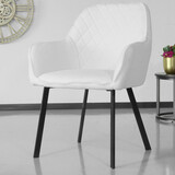 Lizzely Garden & Living Eetkamerstoel met armleuning Yurgan teddy wit eetstoel Lizzely Garden & Living Eetkamerstoel met armleuning Yurgan teddy wit eetstoel