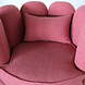 Lizzely Garden & Living Tweedekans model: Fauteuil Daphne teddy oud roze draaibare fauteuil Lizzely Garden & Living Tweedekans model: Fauteuil Daphne teddy oud roze draaibare fauteuil