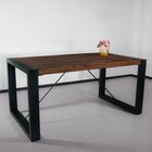 Eettafel rechthoekig Jonas 160x90cm mangohout duurzaam mango tafel Eettafel rechthoekig Jonas 160x90cm mangohout duurzaam mango tafel
