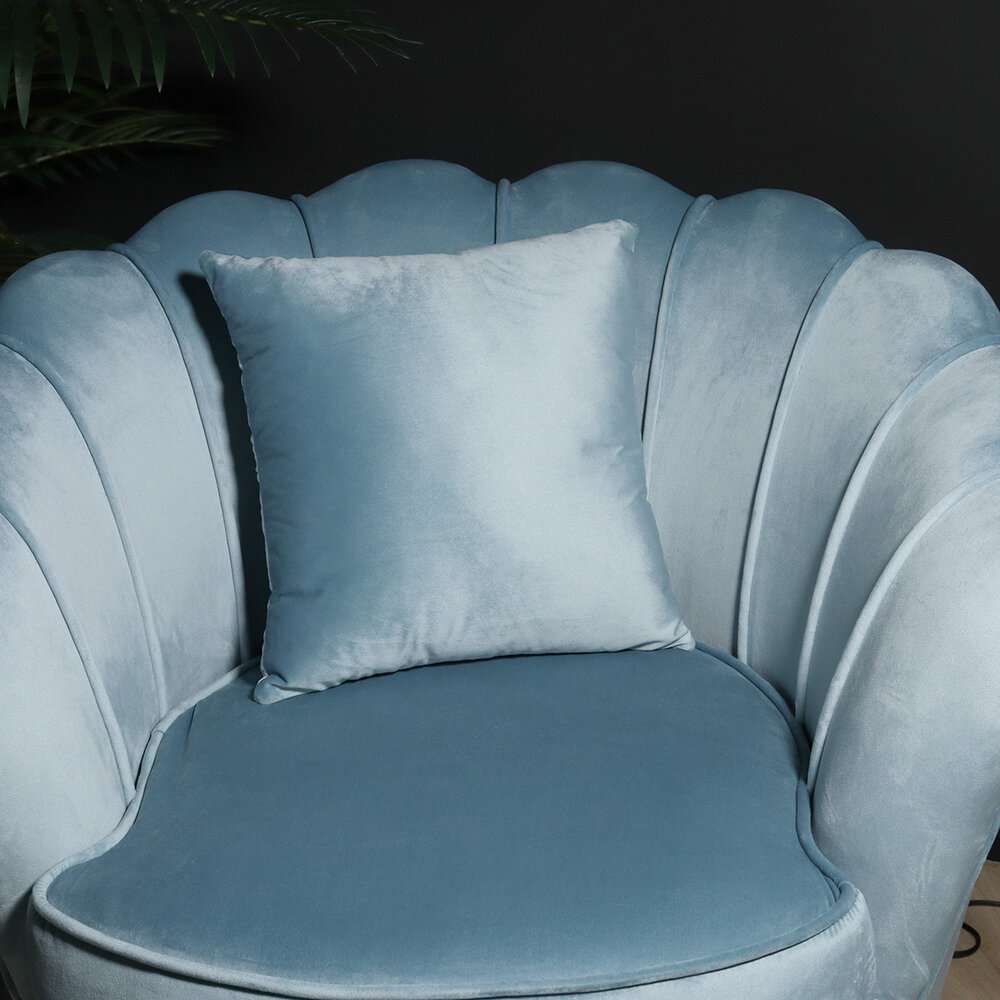 Fauteuil zitbank 1 persoons Belle lichtblauw bankje