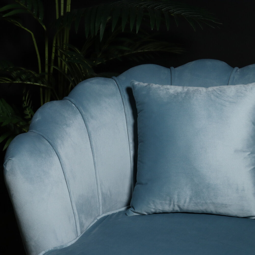 Fauteuil zitbank 1 persoons Belle lichtblauw bankje