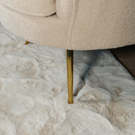 Lizzely Garden & Living Fauteuil zitbank 1 persoons Belle teddy beige Lizzely Garden & Living Fauteuil zitbank 1 persoons Belle teddy beige