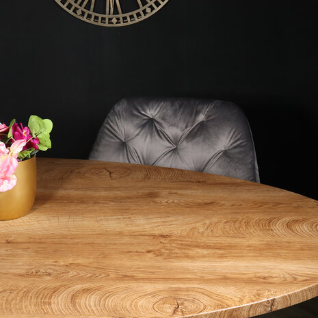 Lizzely Garden & Living Eettafel ovaal 180cm Rato bruin ovale tafel Lizzely Garden & Living Eettafel ovaal 180cm Rato bruin ovale tafel