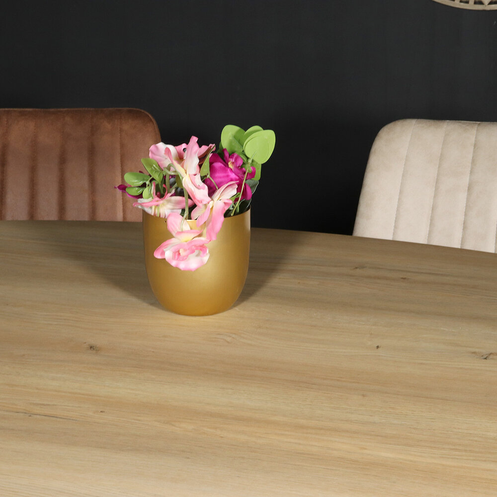 Eettafel ovaal 180cm Rato lichtbruin ovale tafel Eettafel ovaal 180cm Rato lichtbruin ovale tafel